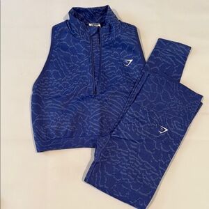 Blue Gymshark Activewear Set